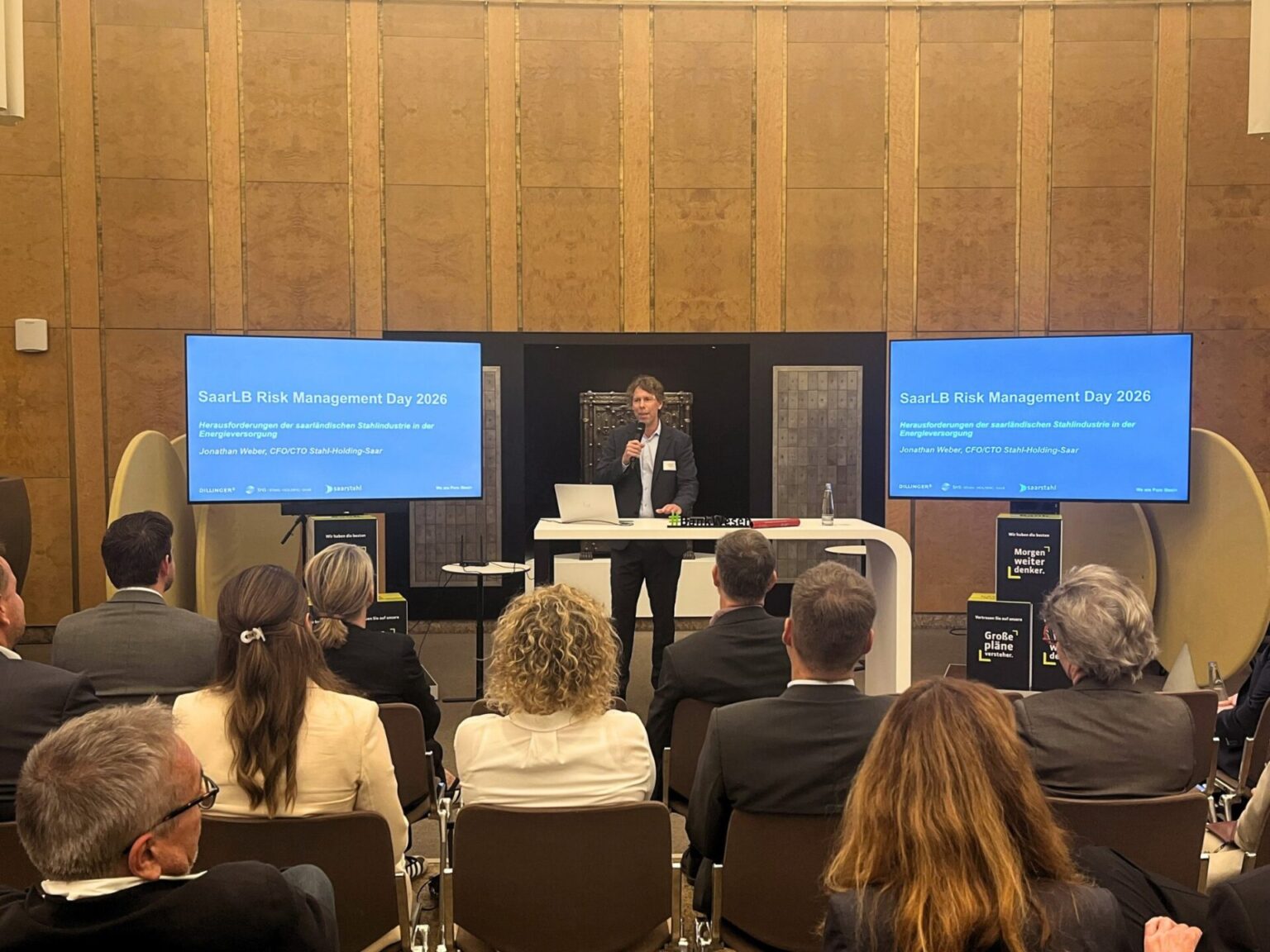 Présentation lors du , Exposé d'un intervenant lors de la Journée de la gestion des risques